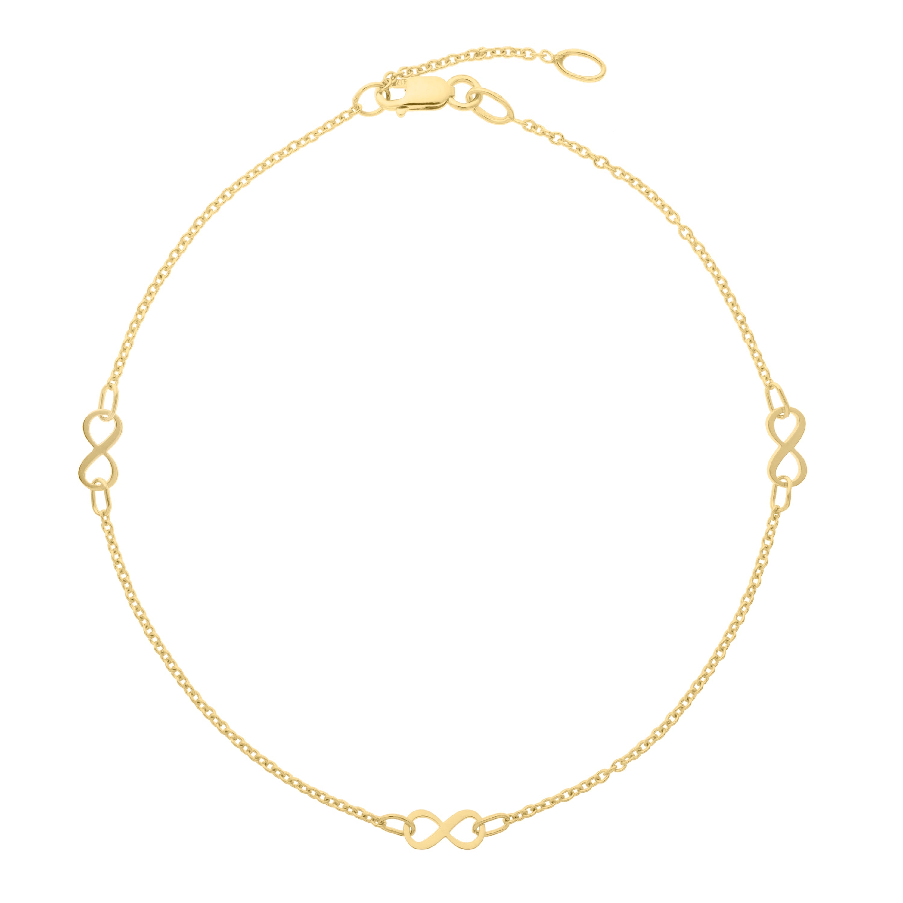 Parkplace Jewelers 10k-infinity-anklet-zc16656