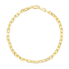 Yellow Gold Polished French Cable Bracelet