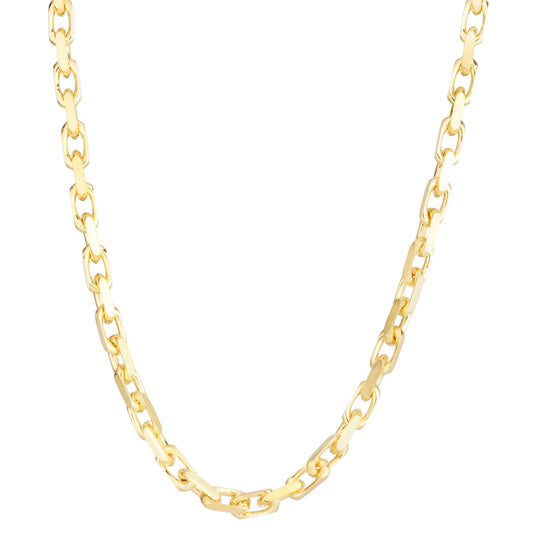 Yellow Gold Polished French Cable Necklace