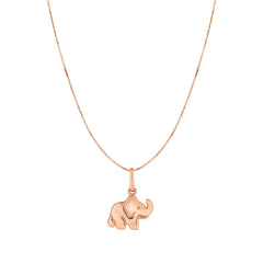 Rose Gold Polished Novelty Fashion Necklace