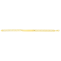 Yellow Gold Polished ID Bracelets Bracelet