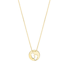 Parkplace Jewelers 10k-baby-footprints-necklace-zrc12023