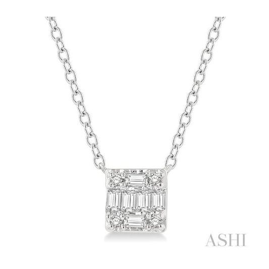 ASHI Fusion Petite Diamond Fashion Pendant 642B8PPTGPDWG