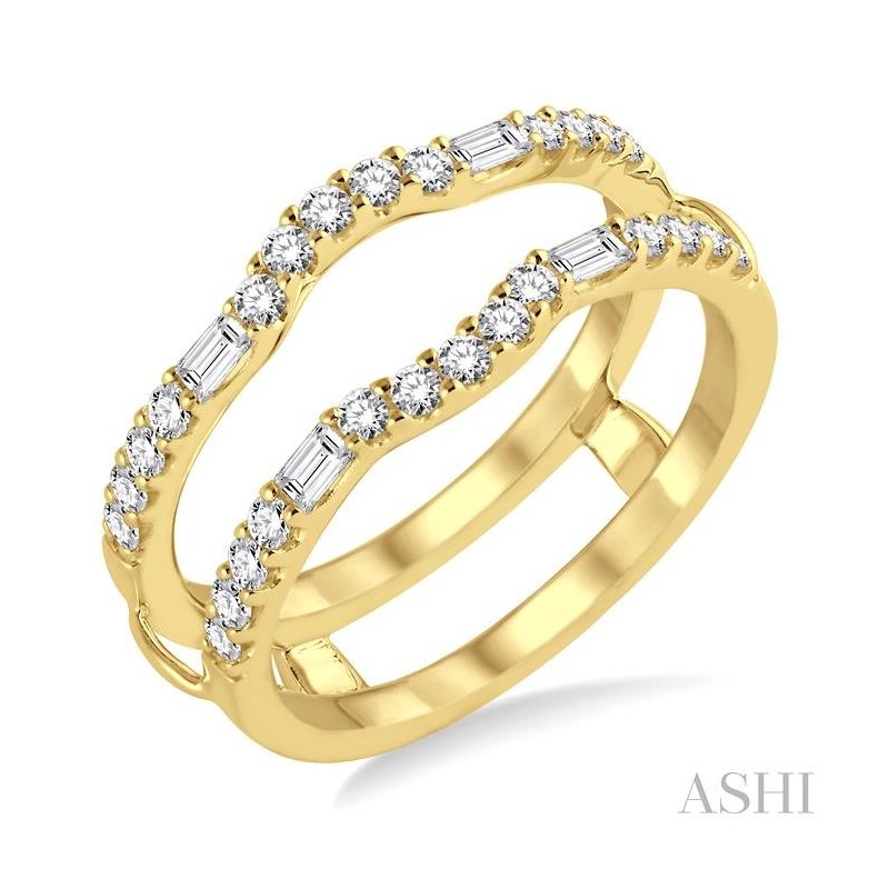 ASHI Baguette Diamond Insert Ring 29463PPFHYG