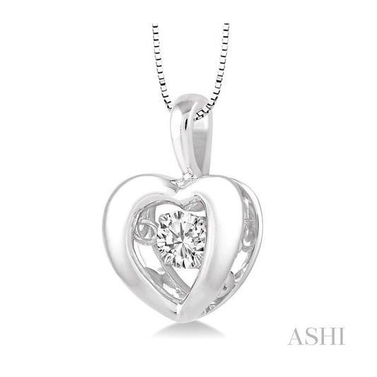 ASHI Heart Shape Emotion Diamond Pendant 69229PPTXPDWG