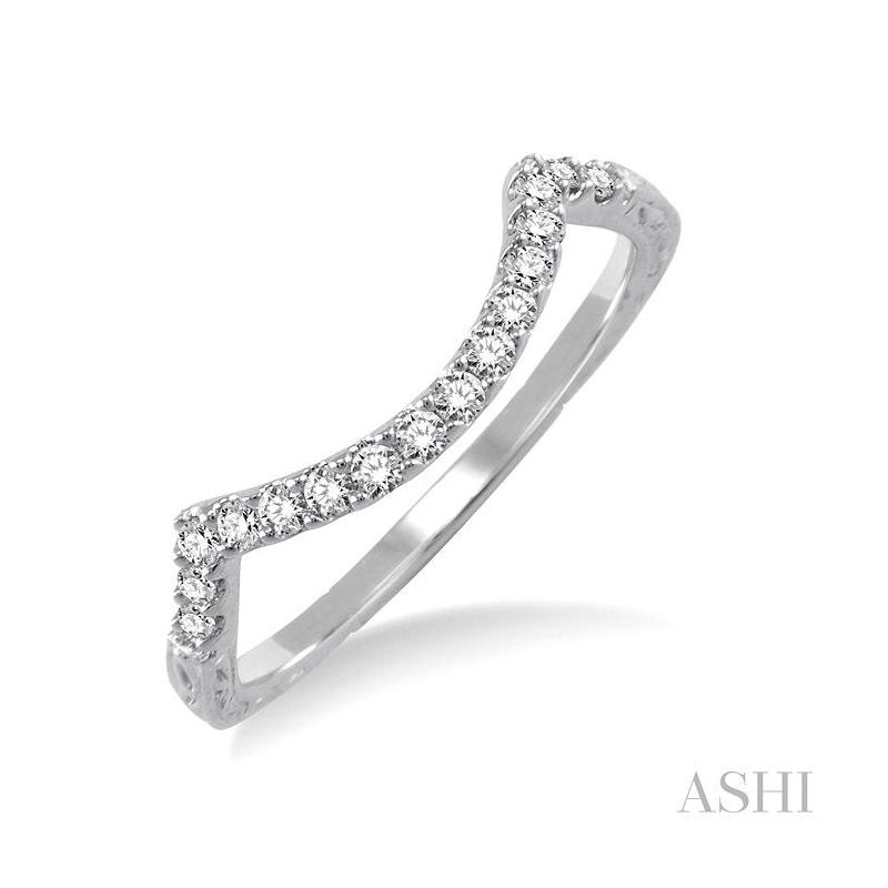 ASHI Diamond Wedding Band 22567PPFVWG-WB