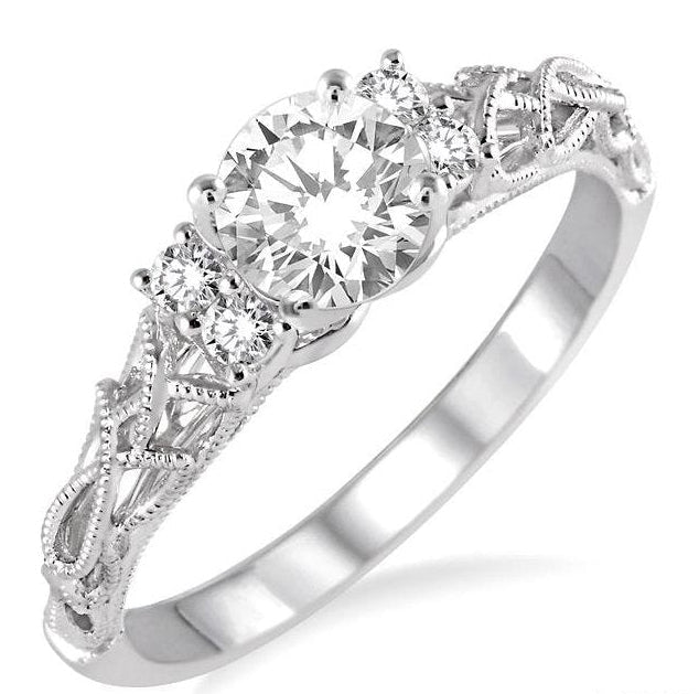 Parkplace Jewelers Round Shape Diamond Engagement Ring 20625PPFHWG-LE