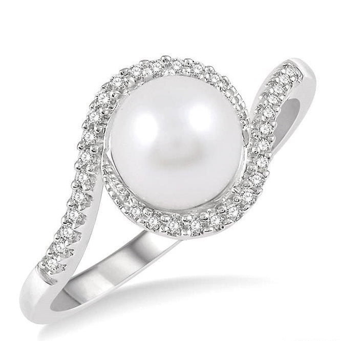 Parkplace Jewelers Pearl & Diamond Fashion Ring 55858PPTSWPWG