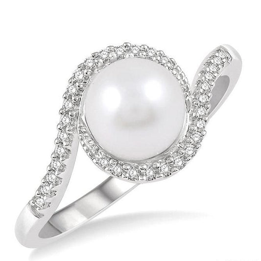 Parkplace Jewelers Pearl & Diamond Fashion Ring 55858PPTSWPWG