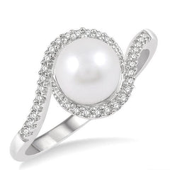 Parkplace Jewelers Pearl & Diamond Fashion Ring 55858PPTSWPWG