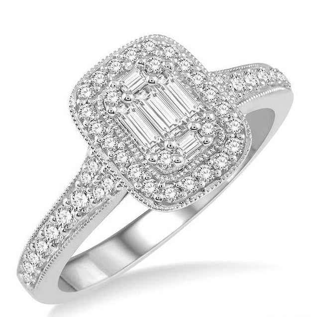 Parkplace Jewelers Halo Fusion Diamond Engagement Ring 114A3PPFRWG
