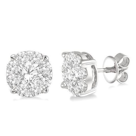 Parkplace Jewelers Round Shape Lovebright Essential Diamond Stud Earrings 91750PPFGERWG-1.50