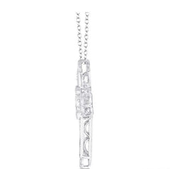 Parkplace Jewelers Silver Cross Emotion Diamond Pendant 84059PPSXSLPD