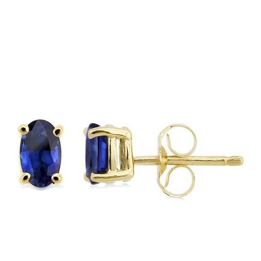 Parkplace Jewelers Oval Shape Gemstone Stud Earrings 57129PPF@ERSP