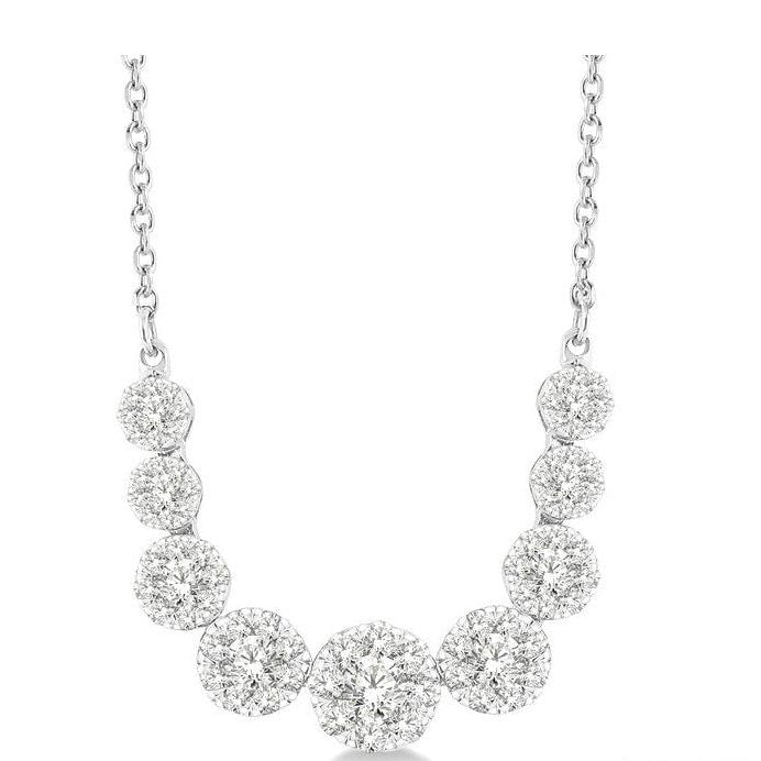 Parkplace Jewelers Lovebright Essential Diamond Smile Necklace 99361PPFGNKWG
