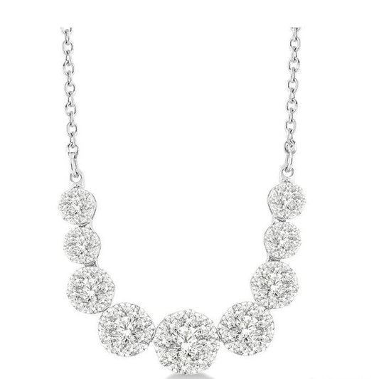 Parkplace Jewelers Lovebright Essential Diamond Smile Necklace 99361PPFGNKWG