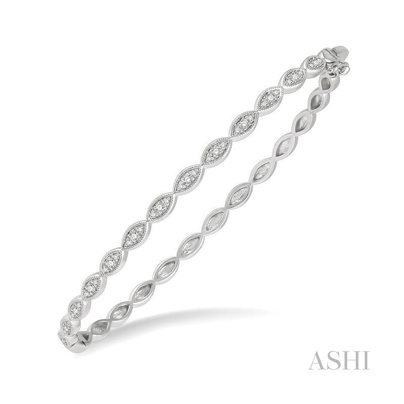 ASHI Stackable Diamond Bangle 790C5PPFHWG
