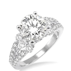 Parkplace Jewelers Round Shape Semi-Mount Diamond Engagement Ring 22852PPFRWG-SM