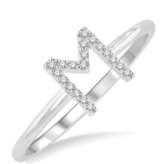 Parkplace Jewelers Block 'M' Initial Diamond Ring 365D9PPTSWG-M