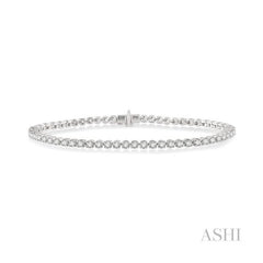 ASHI Diamond Tennis Bracelet 73373PPFGWG