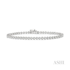 ASHI Diamond Tennis Bracelet 70723PPFGWG