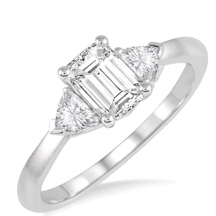 Parkplace Jewelers Emerald Shape Semi-Mount Diamond Engagement Ring 252L6PPFHWG-SM-OC