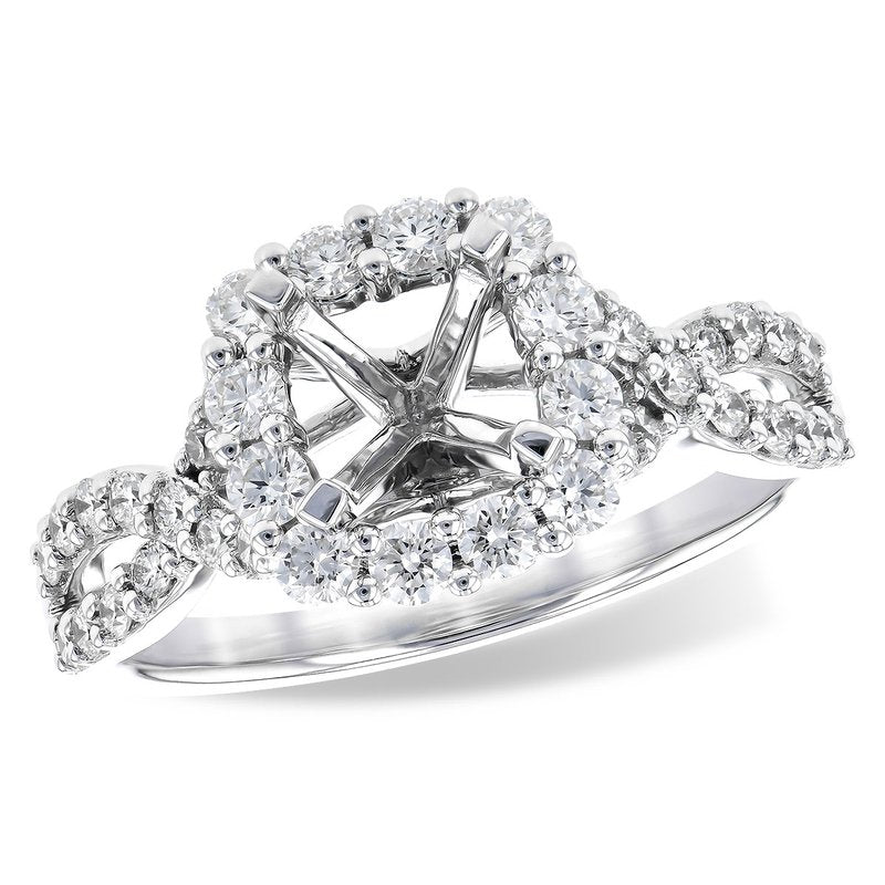 Allison Kaufman 14KT Gold Semi-Mount Engagement Ring L309-15896