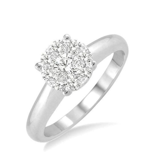 Parkplace Jewelers Round Shape Lovebright Essential Diamond Ring 36908PPFHWG