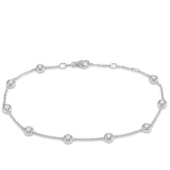 Parkplace Jewelers Diamond Station Chain Bracelet 700C1PPFGWG