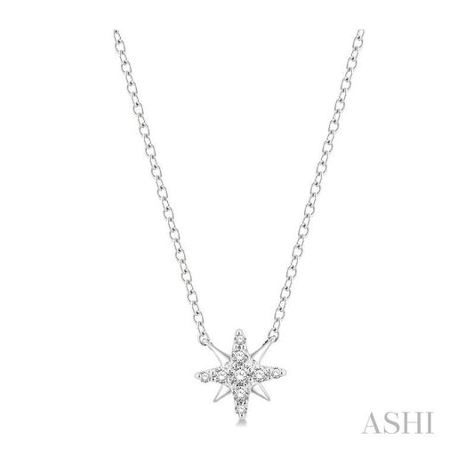 ASHI Star Petite Diamond Fashion Pendant 642C9PPTSPDWG