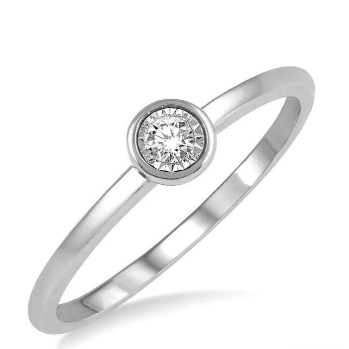 Parkplace Jewelers Stackable Round Shape Diamond Promise Ring 11449PPTXWG