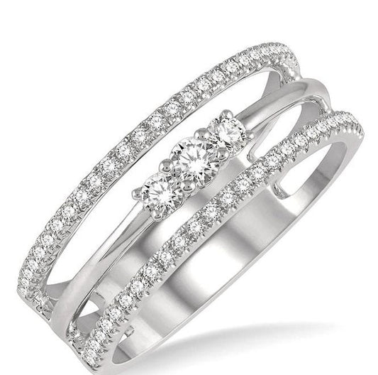 Parkplace Jewelers Diamond Layered Fashion Ring 368A4PPFHWG