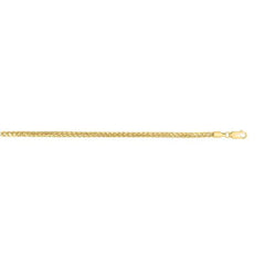 Yellow Sterling Silver Diamond Cut/ Textured Gold Plated Round Franco Bracelet