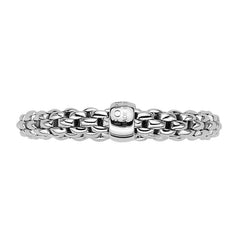 Fope Flex'it Essentials 18ct White Gold Slim Ring 04E08AX_XX_B_XBX_00S