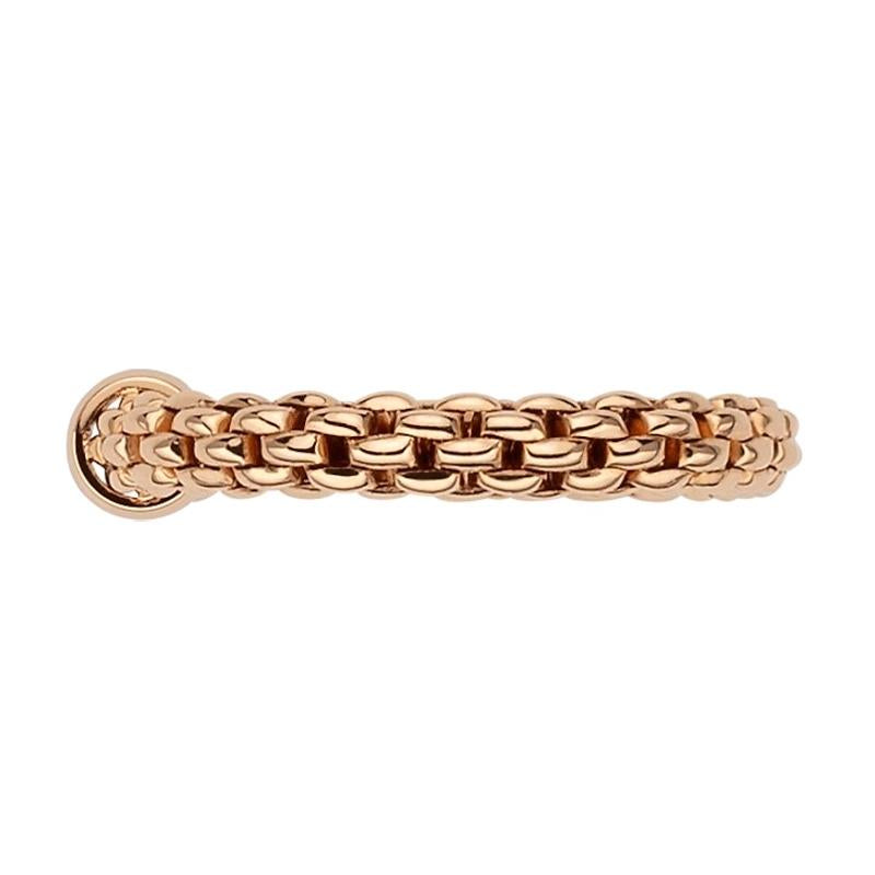 Fope Flex'it Essentials 18ct Rose Gold Slim Ring 04E08AX_XX_R_XRX_00S