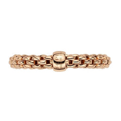 Fope Flex'it Essentials 18ct Rose Gold Slim Ring 04E08AX_XX_R_XRX_00S