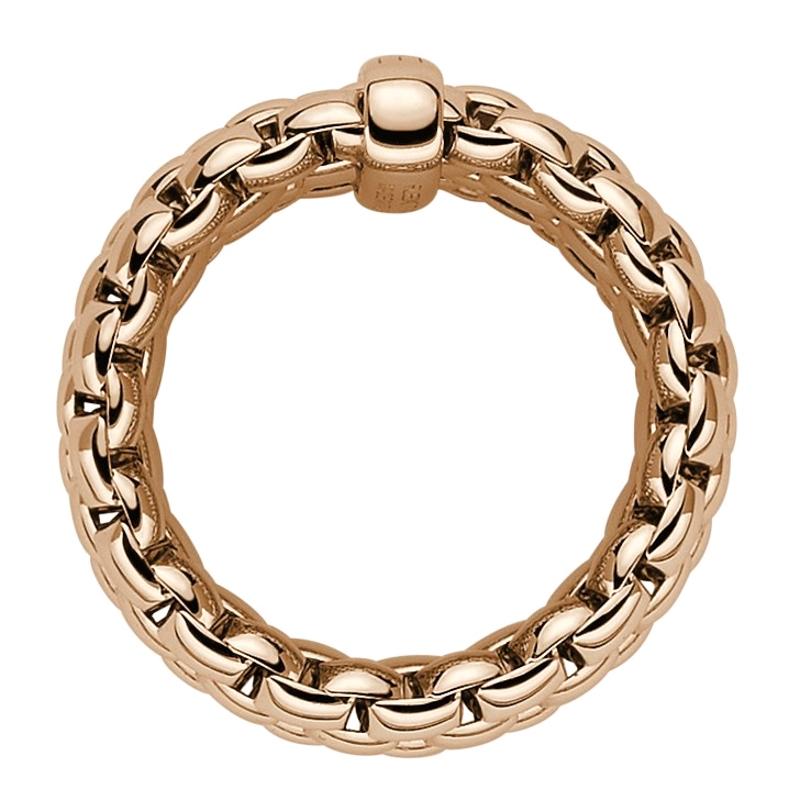 Fope Flex'it Essentials 18ct Rose Gold Wide Ring 05E04AX_XX_R_XRX_00S