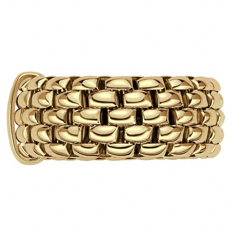 Fope Flex'it Essentials 18ct Yellow Gold Wide Ring 05E04AX_XX_G_XGX_00S