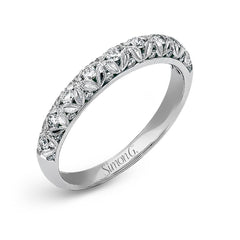 Anniversary Ring In 18k Gold With Diamonds LP1582-B WHITE 18K BAND 1