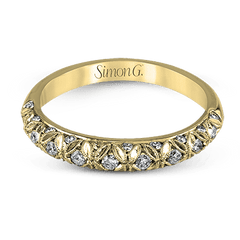 Anniversary Ring In 18k Gold With Diamonds LP1582-B WHITE 18K BAND 1