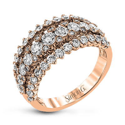 Anniversary Ring In 18k Gold With Diamonds LR1178 WHITE 18K X