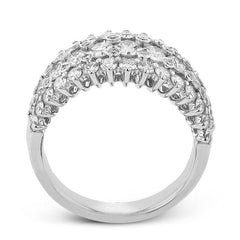 Anniversary Ring In 18k Gold With Diamonds LR1178 WHITE 18K X