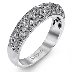 Anniversary Ring In 18k Gold With Diamonds MR1523_WHITE_18K_X