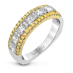 Anniversary Ring In 18k Gold With Diamonds MR1594 WHITE 18K X