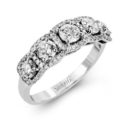 Anniversary Ring In 18k Gold With Diamonds MR2630_WHITE_18K_X