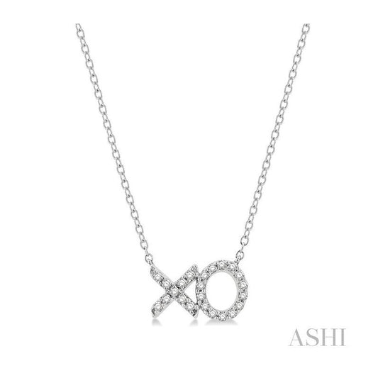 ASHI X & O Petite Diamond Fashion Pendant 645D8PPTSPDWG