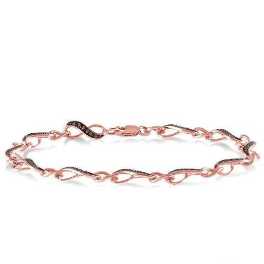 Parkplace Jewelers Infinity Champagne Diamond Fashion Bracelet 7569QPPTBPG