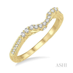 ASHI Diamond Wedding Band 222C7PPFHYG-WB