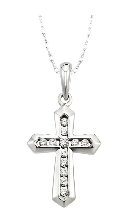 Parkplace Jewelers Cross Diamond Pendant 95318PPTXPDW