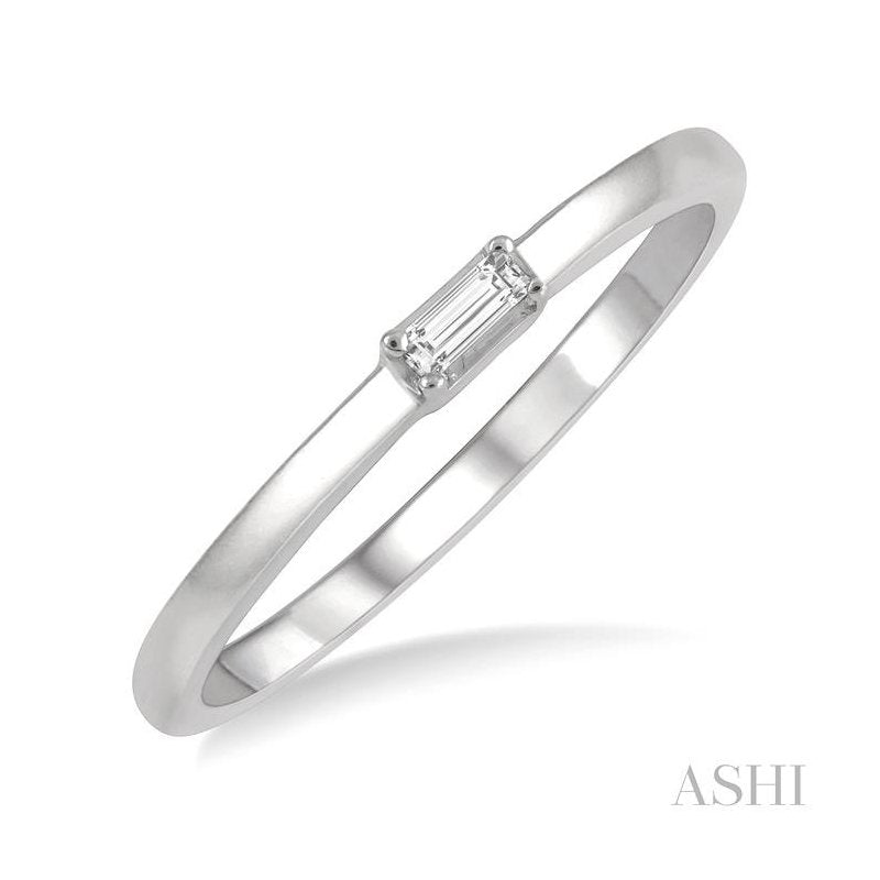 ASHI Stackable Petite Baguette Diamond Fashion Ring 339A9PPTGWG